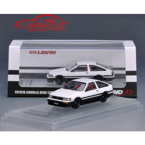 INNO 1:64 AE86 LEVIN COROLLA 11# JTCC Diecast Collection of Simulation Alloy Car Model Children Toys