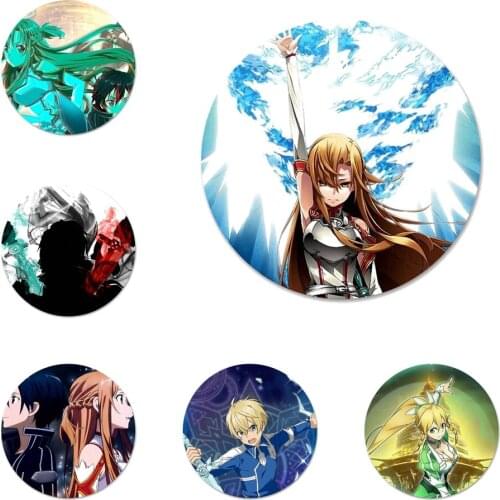 Sword Art Online SAO Anime Cute Kitchen Home Decor Refrigerator Magnetic Stickers bottle Beer Opener 58mm
