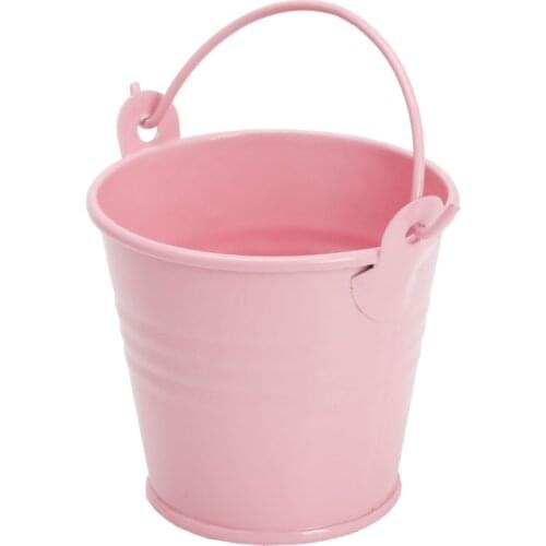 Mini Flower Pot Metal Barrel Plant Succulent Plant Flowerpot Home Office Decor