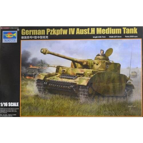 TRUMPETER 1/16 scale tank model 00920 German Pzkpfw IV Ausf.H Medium Tank