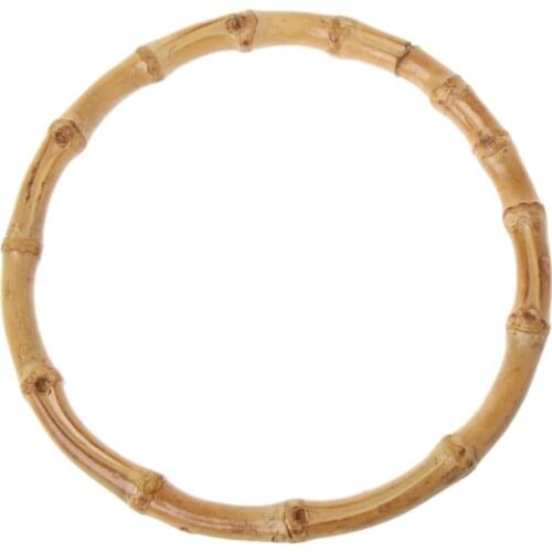 Very Popular 1 x Round Bamboo Bag Handle for Handcrafted Handbag DIY Bags Accessories