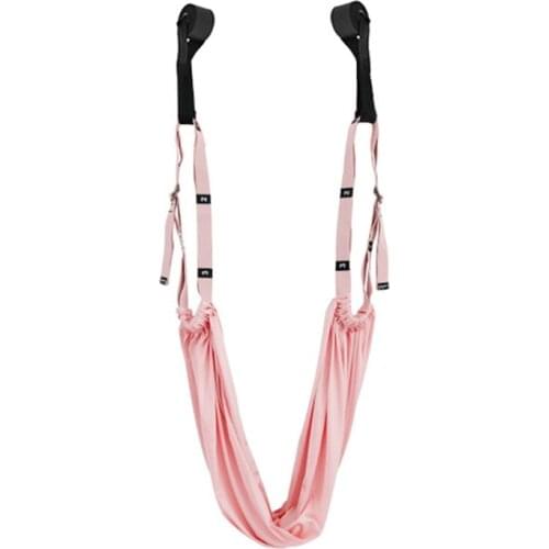 Adjustable Aerial Yoga Strap Hammock Swing Stretching Anti-Gravity Inversion Exercises Multilayer Belt Door Flexibility Trainer