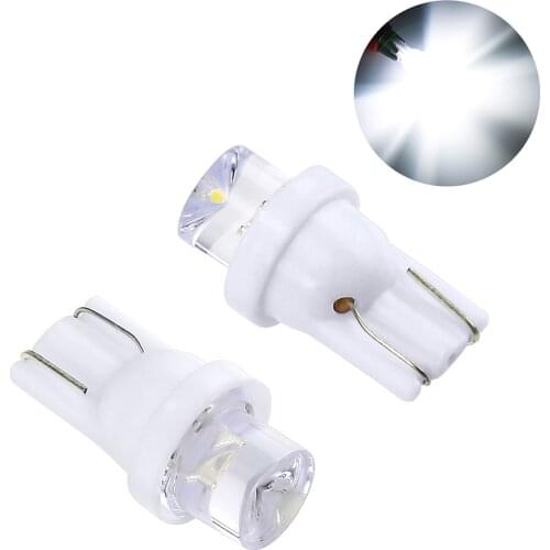 2 Piece T10 W5W LED car interior light cob marker lamp 12V 194 501 bulb parking dome light white auto for lada car styling