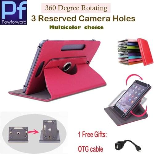 For Digma Platina 10.1 4G/Platina 10.2 4G/Eve 10.1 3G 10.1" 360Degree Rotating Universal Tablet PU Leather cover case