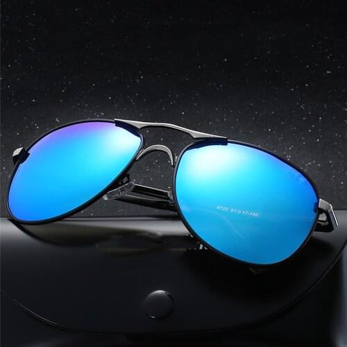 High-end Pilot Oval Driver Sun Glasses Polarized Mirror Sunglasses Custom Made Myopia Minus Prescription Lens -1 to -6