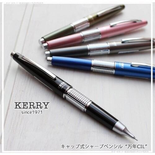 Japan PENTEL KERRY P1035 Drawing Metal Mechanical Pencil 0.5mm Low Center of Gravity Mechanical Pencil 1PCS