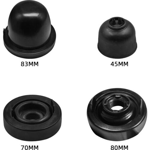 YUNPICAR PVC Rubber Seal Dustproof Cover for LED Headlight Conversion Kit