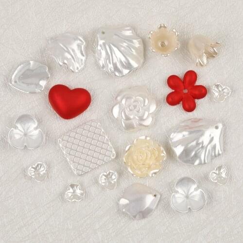 WHSOK Jewelry Accessories/Choose/Flower Shape/Imitation Pearl Beads/Hand Made/Jewelry Findings & Components/DIY Making