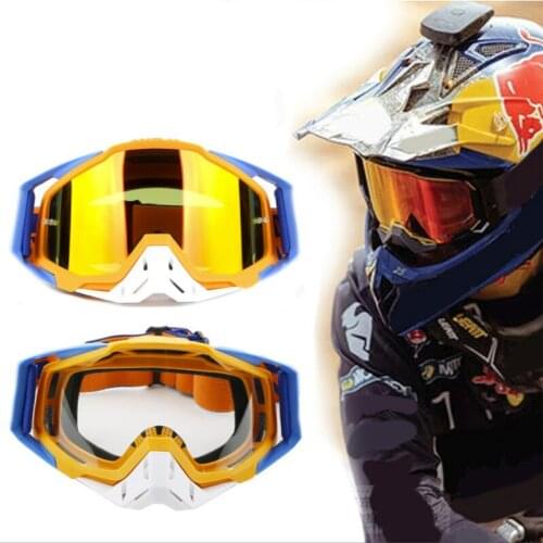 Motocross Goggles Gafas Motorcycle Helmet Cycling Glasses Atv Dirt Bike Sunglasses Safety Goggles Ski Mask Orange