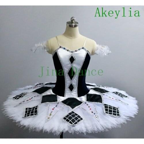 Girls Harlequinade Tutu navy blue Ballerina Performance Professional Ballet Tutu Costume Classical ballet stage dress Women