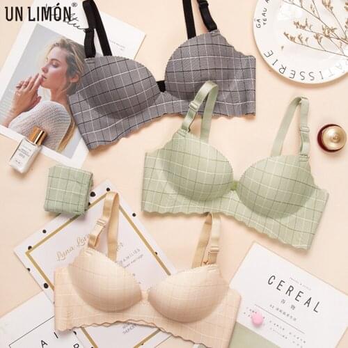 UNLIMON Women Lingerie Seamless Wireless Push Up Bra