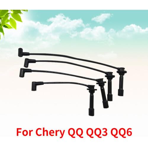 CAPQX For Chery QQ QQ3 QQ6 CAC-SQR472 Ignition Wires Ignition Coil Plug Sub Cylinder Wires Spark Plug Cable Ignition Line