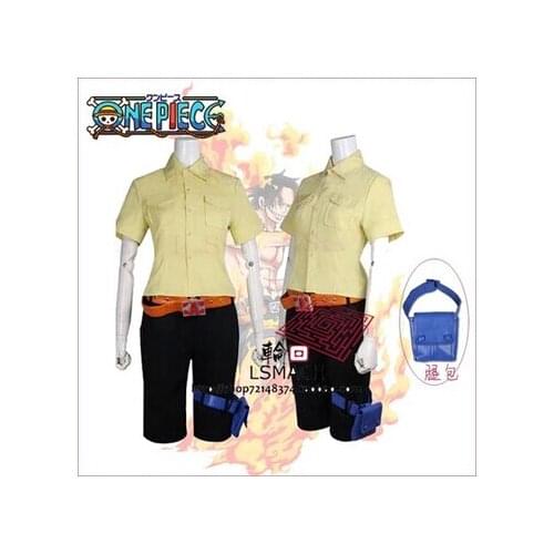 Free shipping One Piece Cosplay Portgas D Ace Cosplay Costume