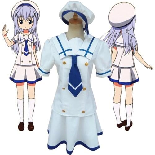 Is the Order a Rabbit? Gochuumon wa Usagi Desu ka? GochiUsa Chino Kafu Kafuu Outfit Dress Anime Manga Cosplay Costume
