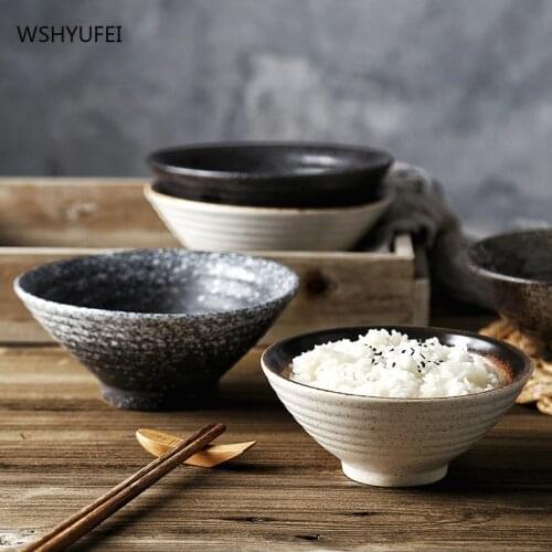 Japanese-style smooth noodle bowl, exquisite high-quality tableware, lightweight and luxurious household ceramic noodle bowl