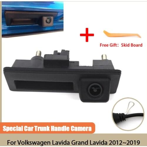 Car rear view camera Night Vision Waterproof high quality Trunk handle camera For Volkswagen Lavida Grand Lavida 2012 2013 2014