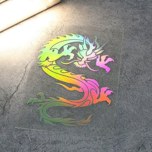 Chinese Traditions Myth Dragon Car Stickers Graphic Automobile Body Decal Engine Hood Window Front Rear Windshiled Decals