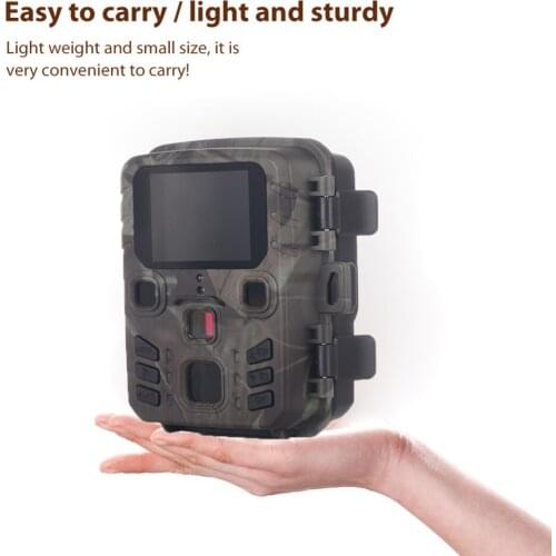 New Cámara sendero caza16MP Mini301 1080P visión nocturna 0,5 gatillo foto trampa de Vida Silvestre Chasse cámaras de vigilancia