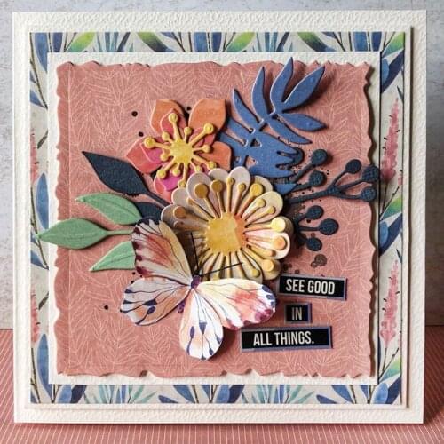 Panalisacraft Torn edges frame background Metal Cutting Dies And Stamps cut die scrapbooking Album Paper Card Craft Embossing