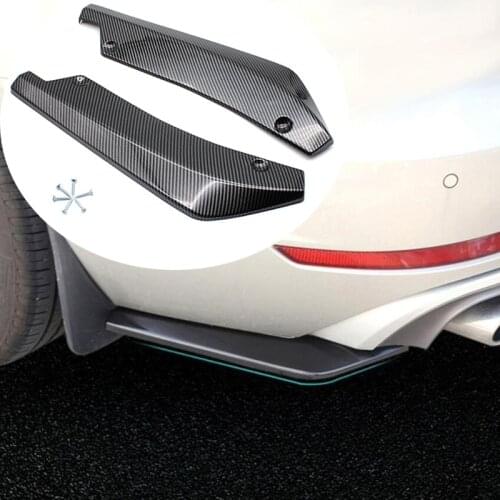 A Pair Universal Car Rear Bumper Lip Diffuser Splitter for Opel Astra VAUXHALL MOKKA Zafira Insignia Vectra Antara