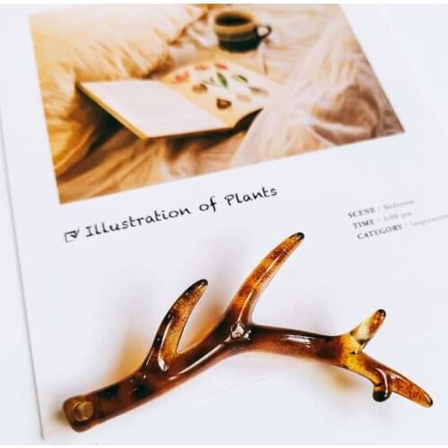 Resin Plastic Acetic Acid Branch Pendant Eardrop Diy Material Necklace Earring Accessories Charms Jewelry Component 8pcs