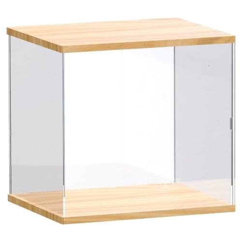 Transparent Acrylic Blind Box Storage Box Hand-made Box Doll Toy Organizer Dust Proof Door Type Store Display Tools