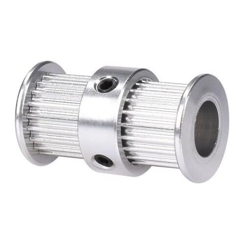 1Pcs GT2 pulley type double head GT2 20 teeth 6mm width bore 8mm timing pulley For Belt 3D Printer