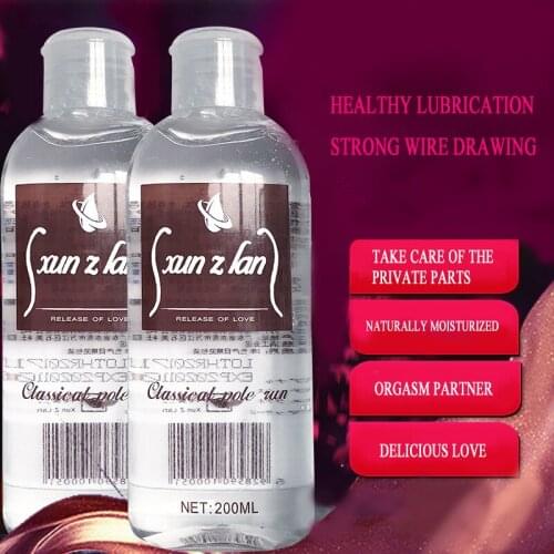 Man and woman husband and wife sex anal sex human body lubricant 200ml adult products