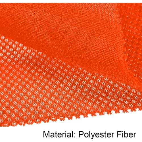 Uxcell Speaker Grill Cloth 1x1.45M Polyester Fiber Stereo Mesh Fabric Bright Orange for Large Speakers Stage Speaker KTV Box