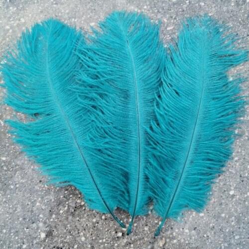 Decorations 10pcs beautiful Malachite Green ostrich feathers 6-8 inches/15-20 cm wholesale decoration