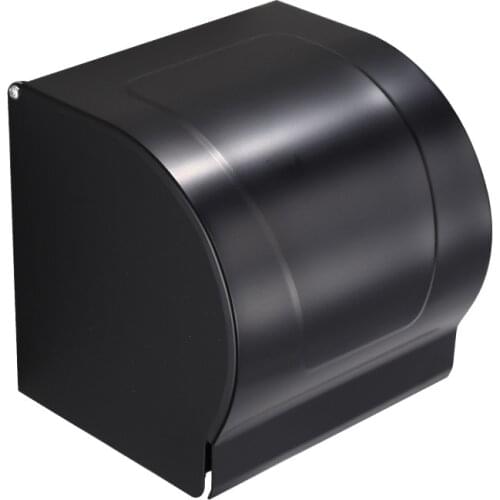 Space Aluminum Toilet Paper Holder with Phone Shelf Bathroom Tissue Holder Toilet Paper Roll Holder Wall Mounted Tissue Boxes