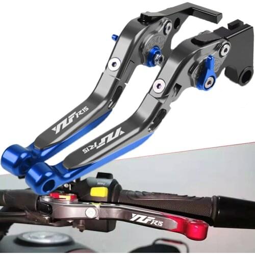 For YAMAHA YZF R15 YZFR15 2008 2009 2010 2011 2012 2013 2014 Motorcycle Clutch Brake Lever Extendable Adjustable Handle Grips