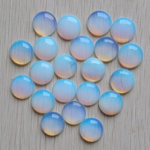 2015 fashion high quality opal stone round CAB cabochon 20mm*20mm stone beads for jewelry Accessories 20pcs Wholesale free