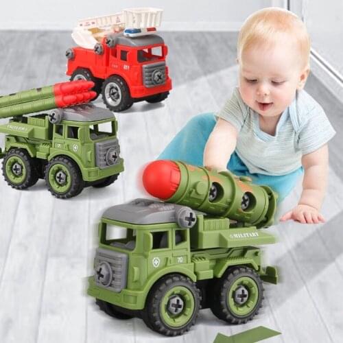 Children Montessori Toys DIY Nut Disassembly Toys Car Model Screw Creative Tool Education Toys for Boys for Children Kids Gift