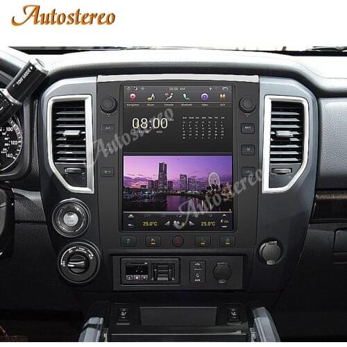For Nissan Titan Pickup Android 9.0 Tesla Radio Car GPS Navigation Head Unit Multimedia Player Auto Stereo Radio Tape Recorder