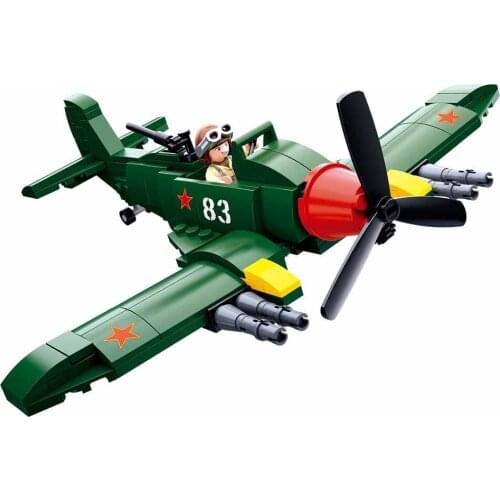 SLuban Aircraft II 2 Military Soldiers Rifle Vehicle Tank Model Weapons Bricks Toy For Kids Birthday Christmas Gift boys Toys