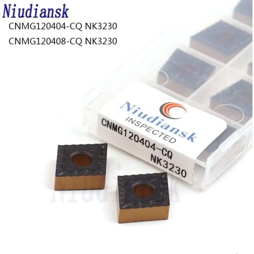 CNMG120404 CQ NK3230 CNMG120408 CQ NK3230 Carbide Inserts CNC Metal Lathe Tools Turning Inserts Suitable For Steel Processing