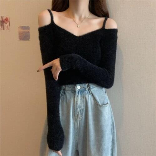 Женские пуловеры с открытыми плечами Meileiya China At AliExpress