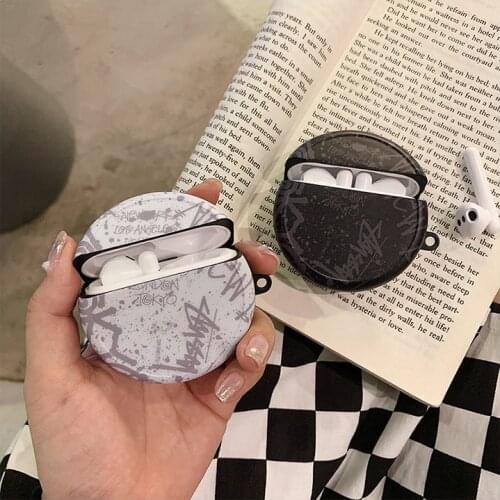 Cool Fashion Silicone Bluetooth Earphone Case for Huawei Freebuds 3 Luxury Silicone IMD Protection Cover Funda for Freebuds pro