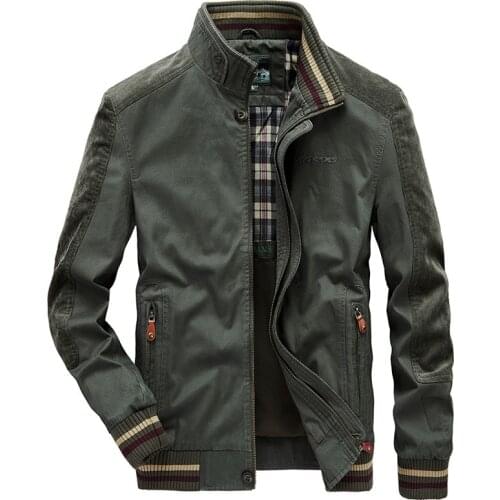 Cotton Military Jacket Men Spring Autumn Soldier MA-1 Style Casual Jackets Male High Quality Brand Mens Bomber Jacket Size S-5XL