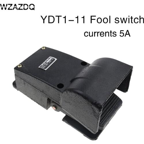Treadle switch dt1-11 machine special single-phase pedal control cast aluminum alloy anti-slip belt protective cover