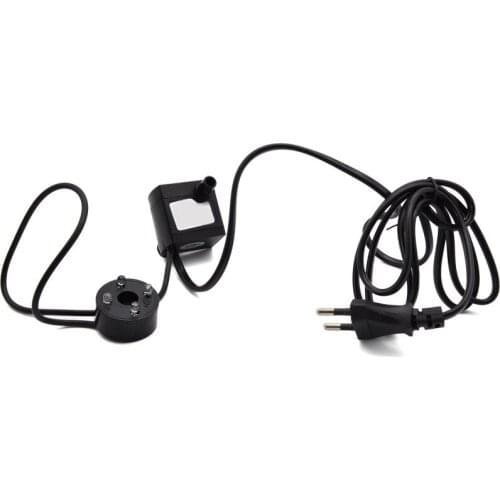 3W Submersible Water Pumps with 4-LED Light Pump Aquarium Fountain Fish Pond Tank EU Plug