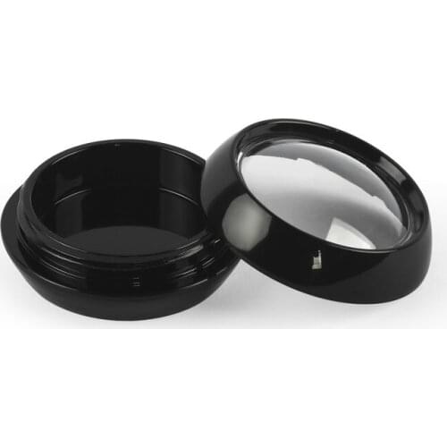 3g/5g Empty Black Shinning Nail Glitter Powder box Nail Glitter Dust Eyeshadow Makeup Cream Lip Balm Container Pots 100pcs/lot