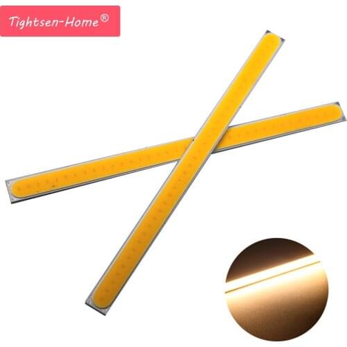 150mmx10mm LED COB Strip Flip chip High lumen Light Source Module 8W 9V 3500K COB chip bulb lamp for Wall Lamp House Light