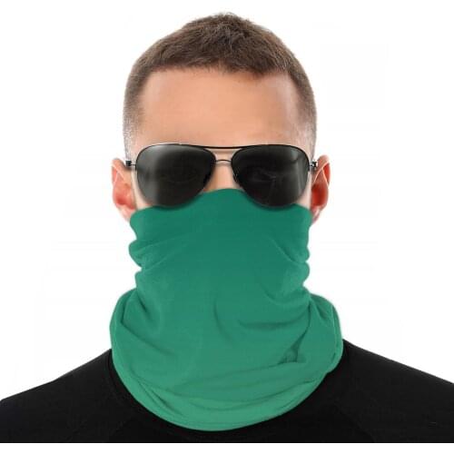 Ocean Green Magic Scarf Neck Face Mask Men Women Halloween Tube Scarf Tubular Bandanas Dustproof Headwear Cycling Hiking