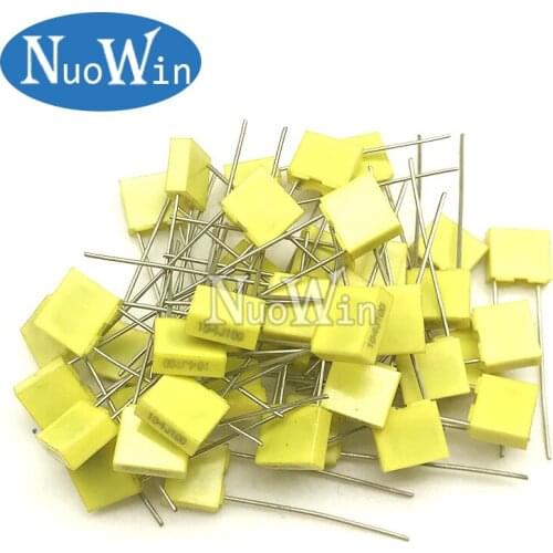 1000pcs Polypropylene Safety Plastic Film 100V 1nF ~ 470nF 100nf 220nf 10nf 47nf 22nf 1nf 0.47uf 0.1uf Correction capacitor