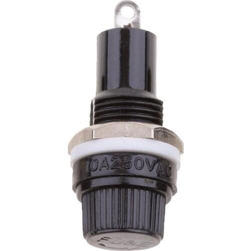 5pcs Radio Auto Stereo Electrical Panel Mounted Fuse Holder for 5X20mm Fuse