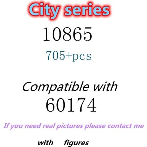 705pcs 10865 Building Block Toy City Series 60174 Assembled Building Block Childrens Toy Gifts