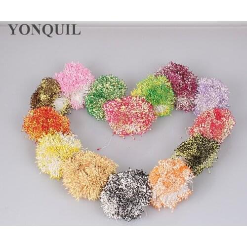 Simulation Flower Core DIY Hair accessories Yellow Color Stamen Sugar Flower Petal Modeling tool fascinators Decorat Mold Baking