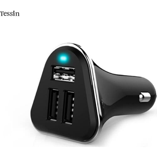 INGMAYA Car Charger 3 USB 5.2A 26W High Power Fast Charging For iPhone 5 6 S 7 Plus iPad Samsung Huawei ZTE LG GPS DC Adapter